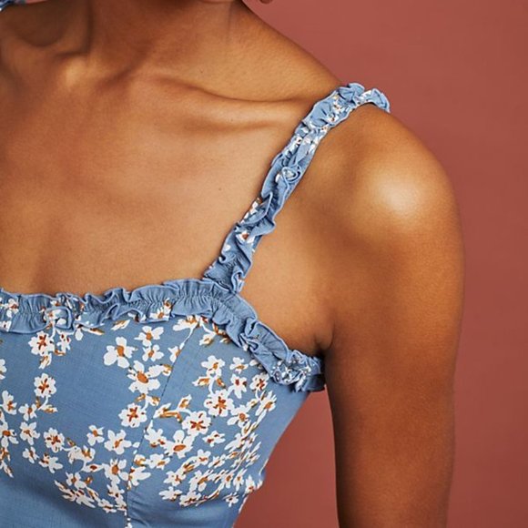 Anthro Faithfull The Brand Estelle Floral Dress - Picture 2 of 8